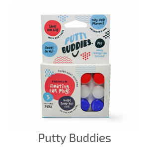 Putty Buddies plovoucí špunty do uší do vody